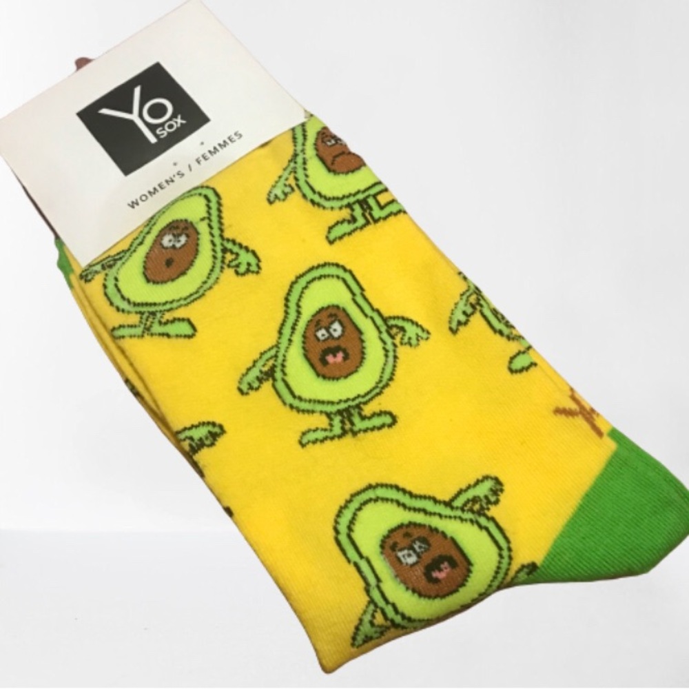 Yellow Avocado Socks